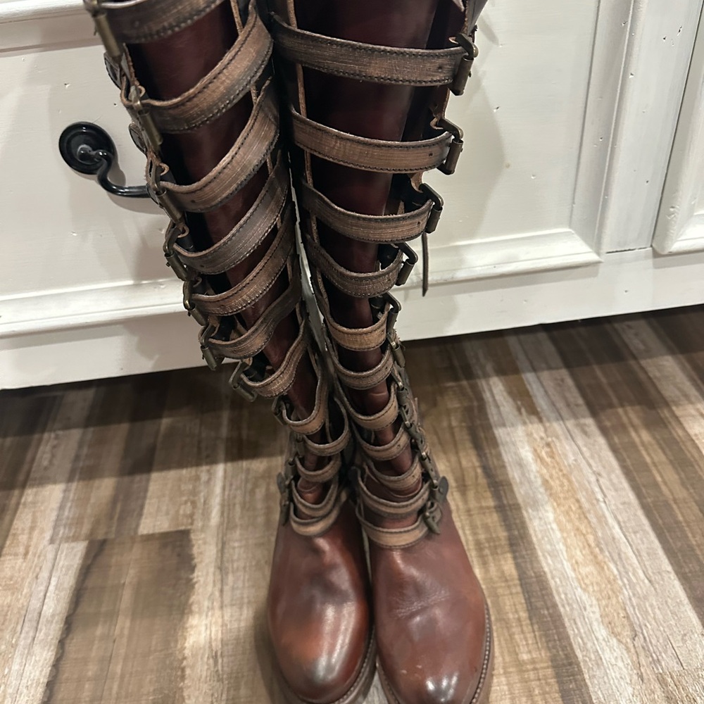 Freebird by Steven Brown Strappy Boots